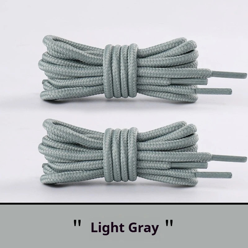 2Pair Classic Round Shoelaces for Sneakers Martin Boot Hiking Shoes Shoelace Oxf