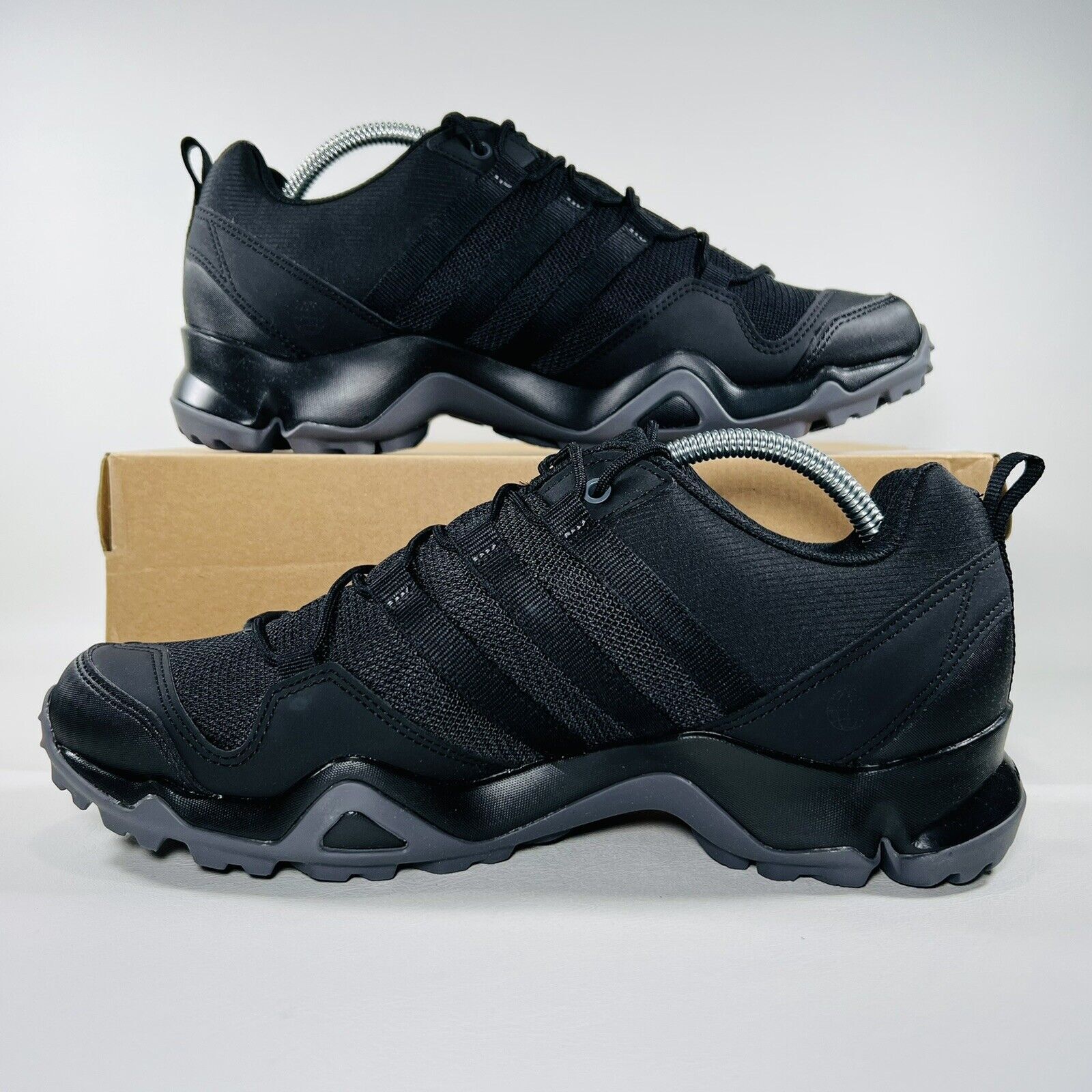 Adidas Terrex AX2S Low Top Men’s Hiking Shoes Core Gray Black Boots Q46587 NEW