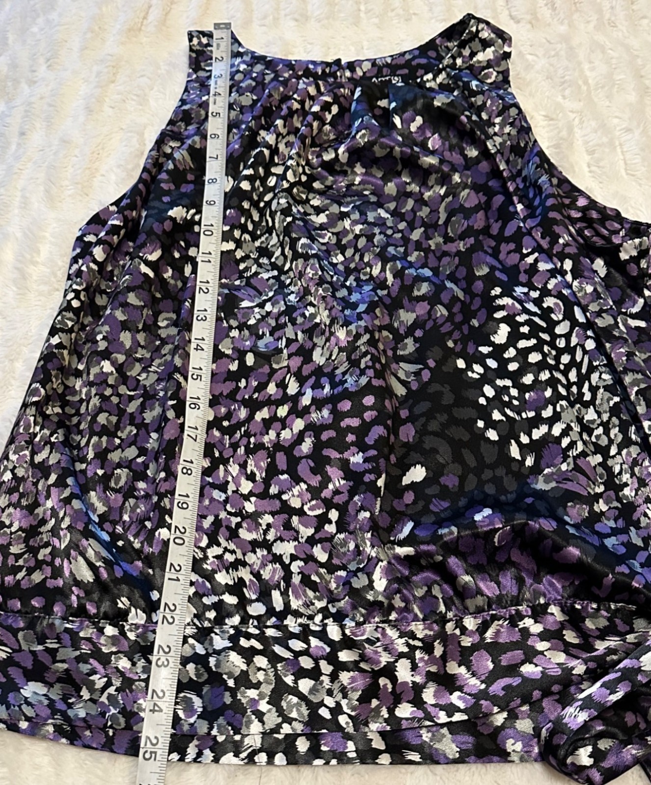 APT. 9 Sleeveless Geometric Blouse Polyester Spandex Blend Women’s Size XL