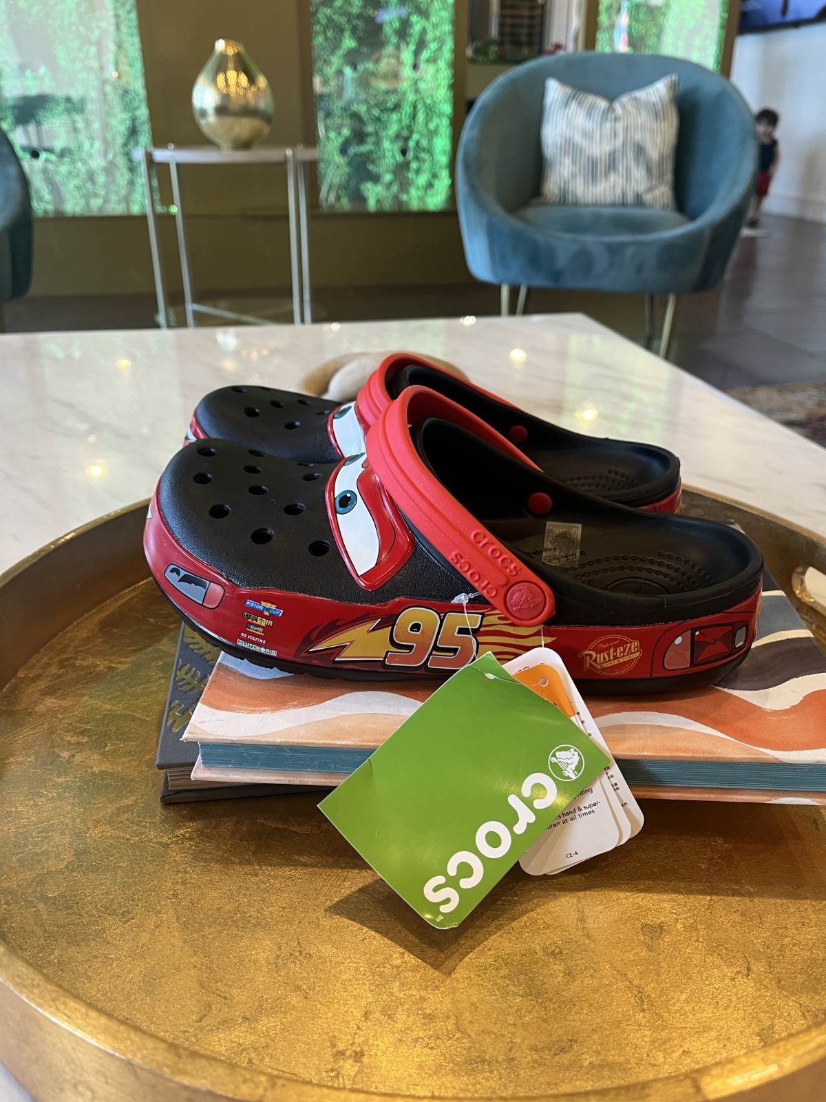 ✅ Lightning McQueen Crocs Cars Edition–Original Unisex Clogs, Super Comfortable