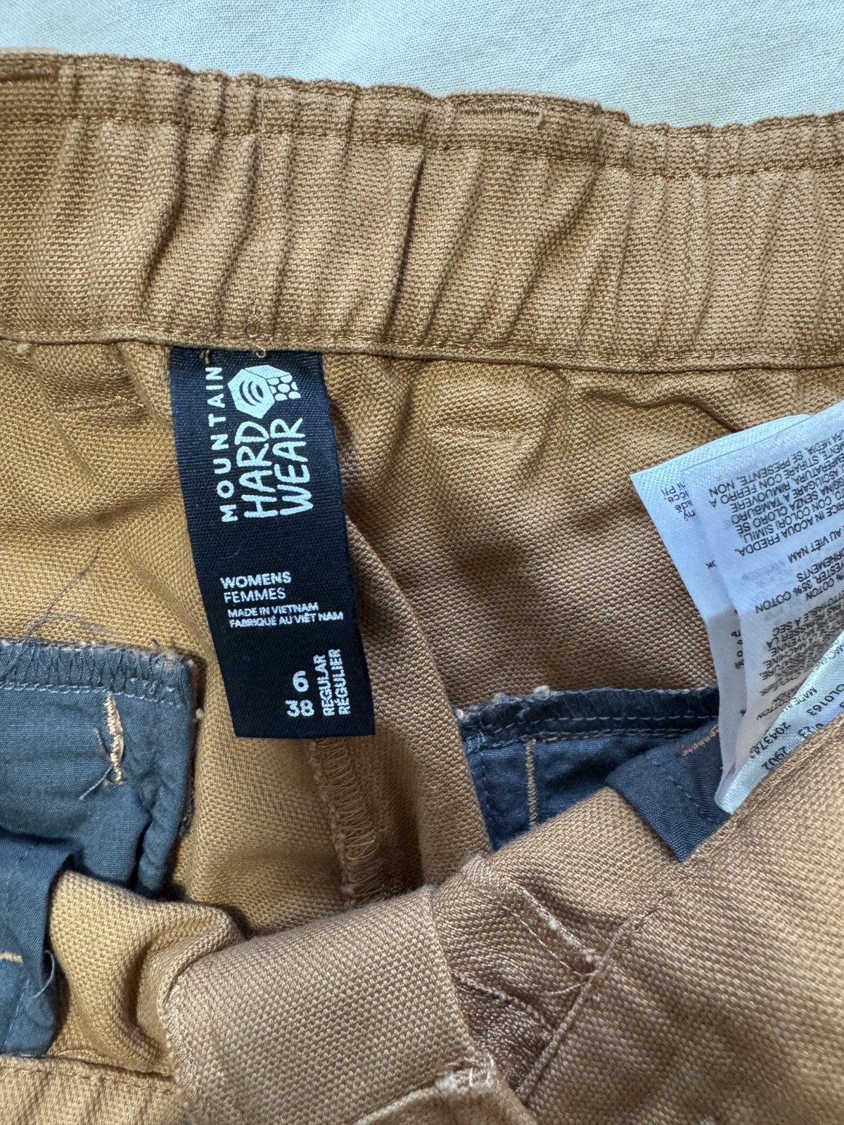 Mountain Hardwear Jackson Ridge Pants Women’s 6 Regular Khaki Brown