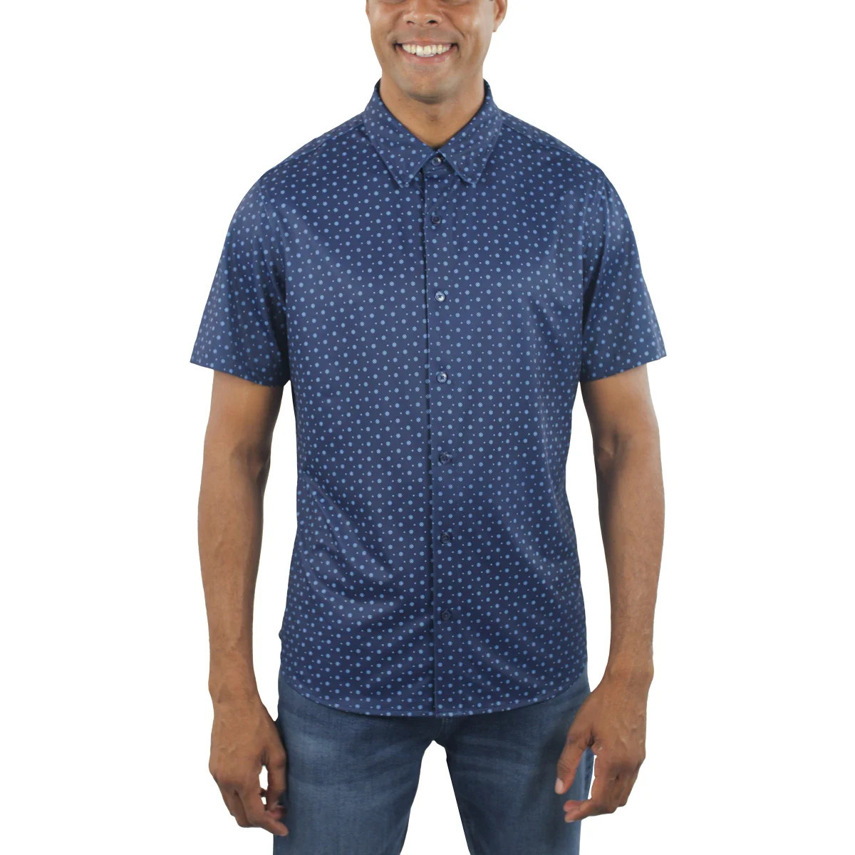 Jachs NY Men’s Short Sleeve Woven Shirt