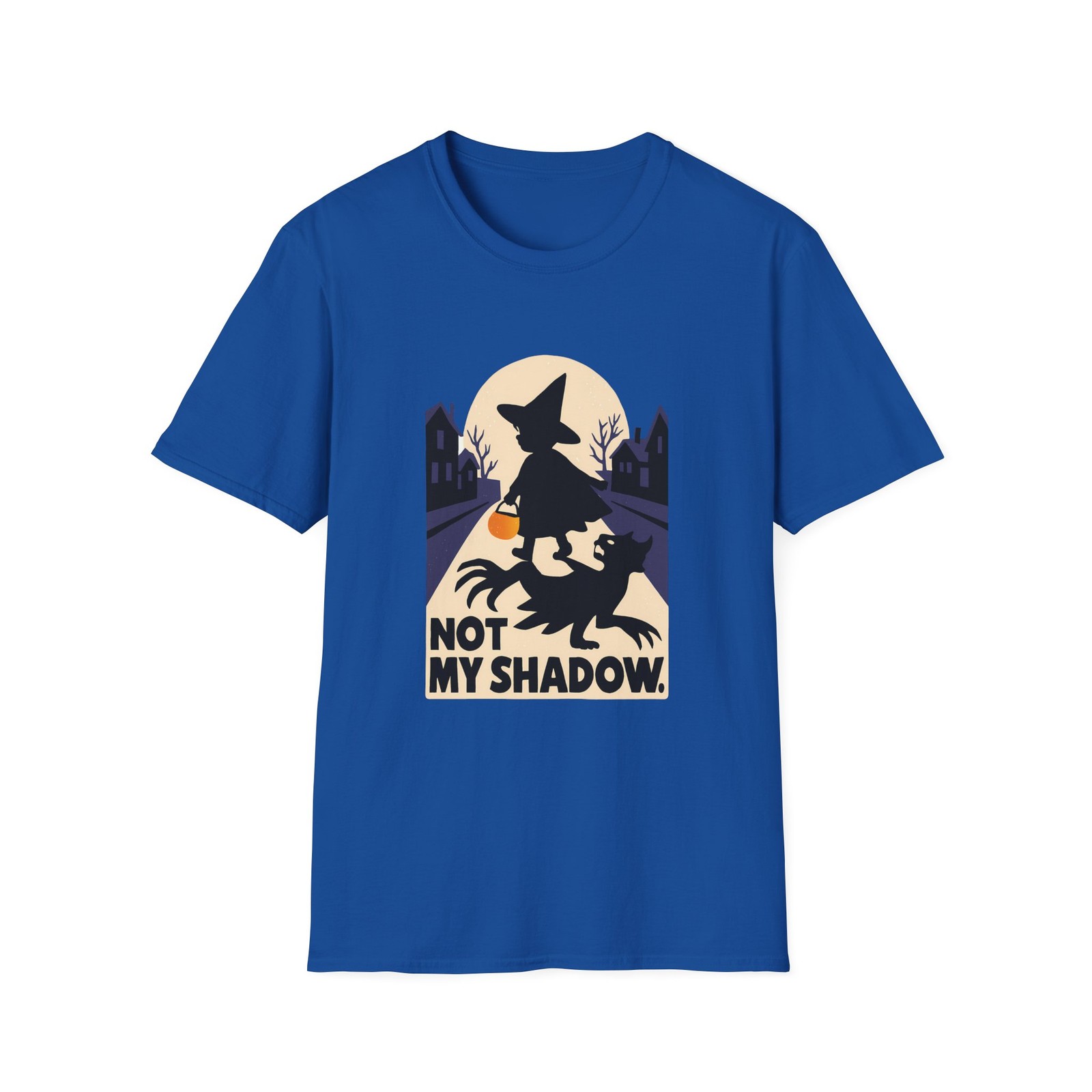Unisex Softstyle T-Shirt Witch Costume Child Twisted Shadow Moon Halloween Fall