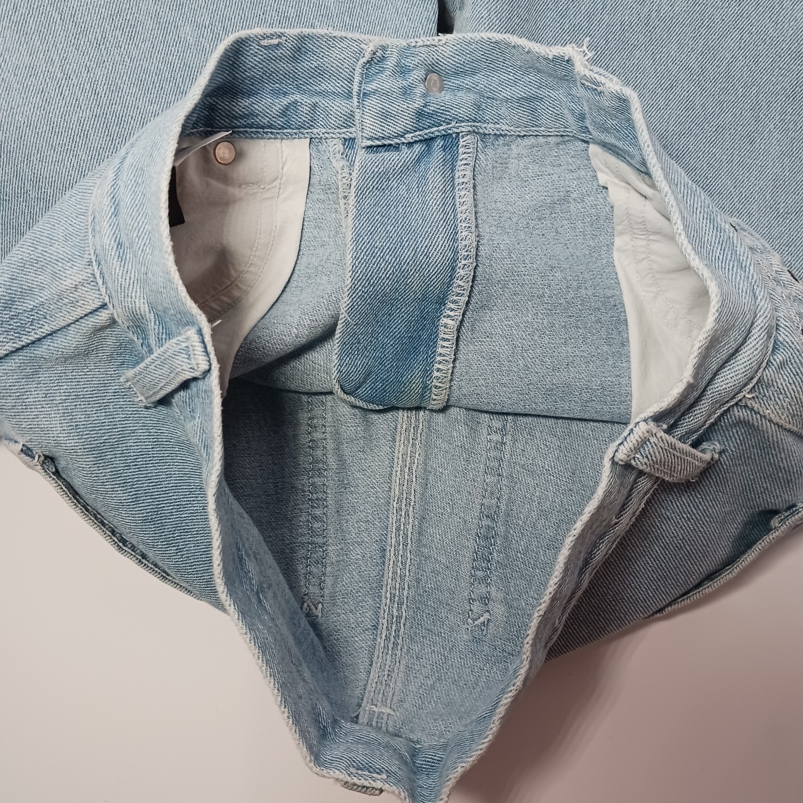 NNSNS Yeti Stone Washed Baggy Carpenter Jeans Mens Sz 26X30 Blue Skater