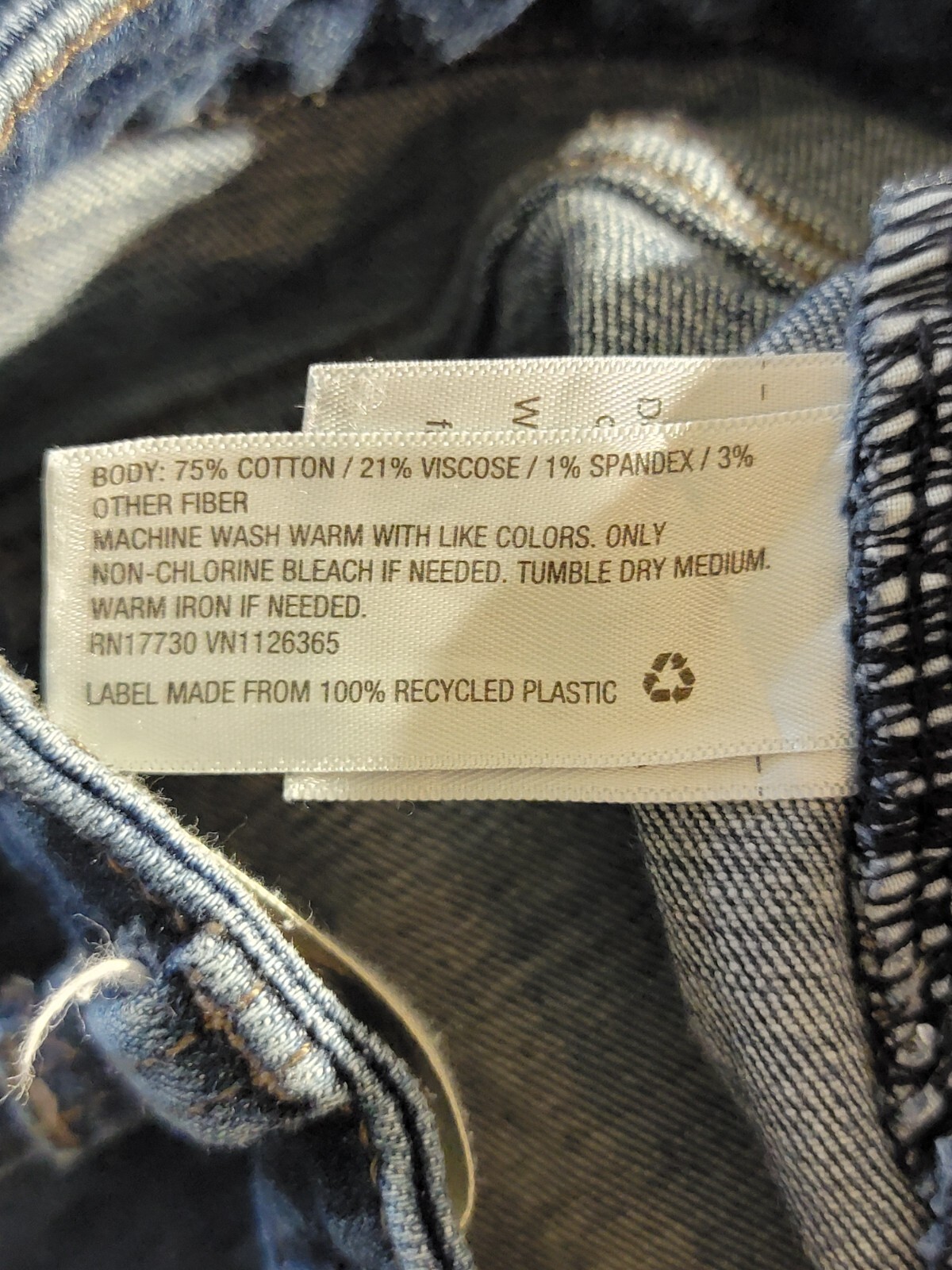 universal thread jeans women size 2/26r slim straight stretch mid rise dark blue