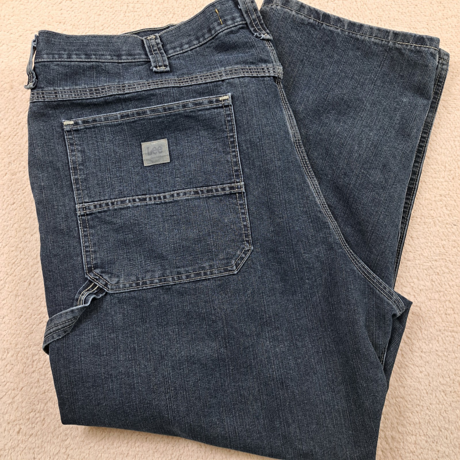 Lee Carpenter Jeans Mens Size 46×30 Blue Utility Loop