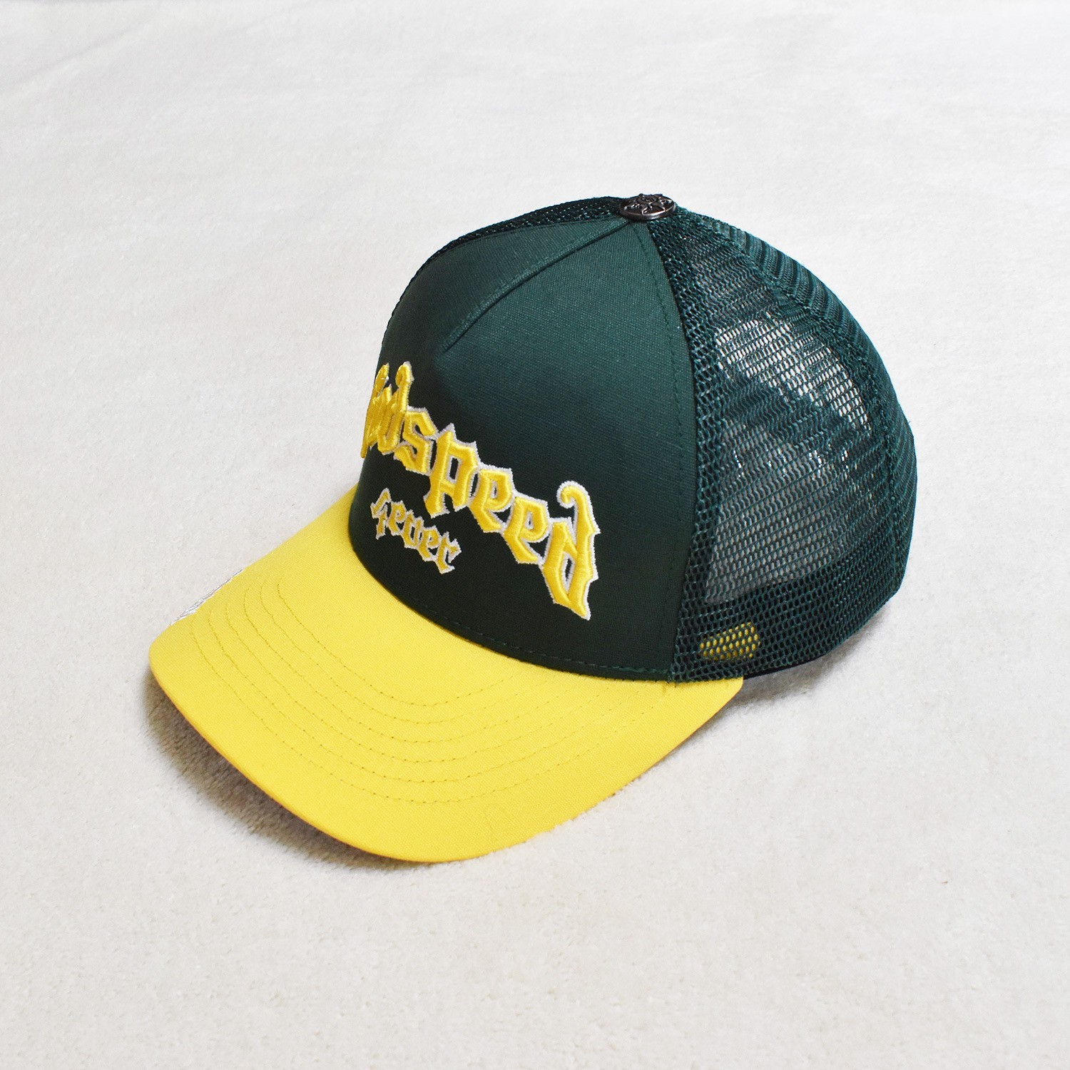 Godspeed Trucker Cap – Retro Streetwear Mesh Snapback Hat for Men Fashionable