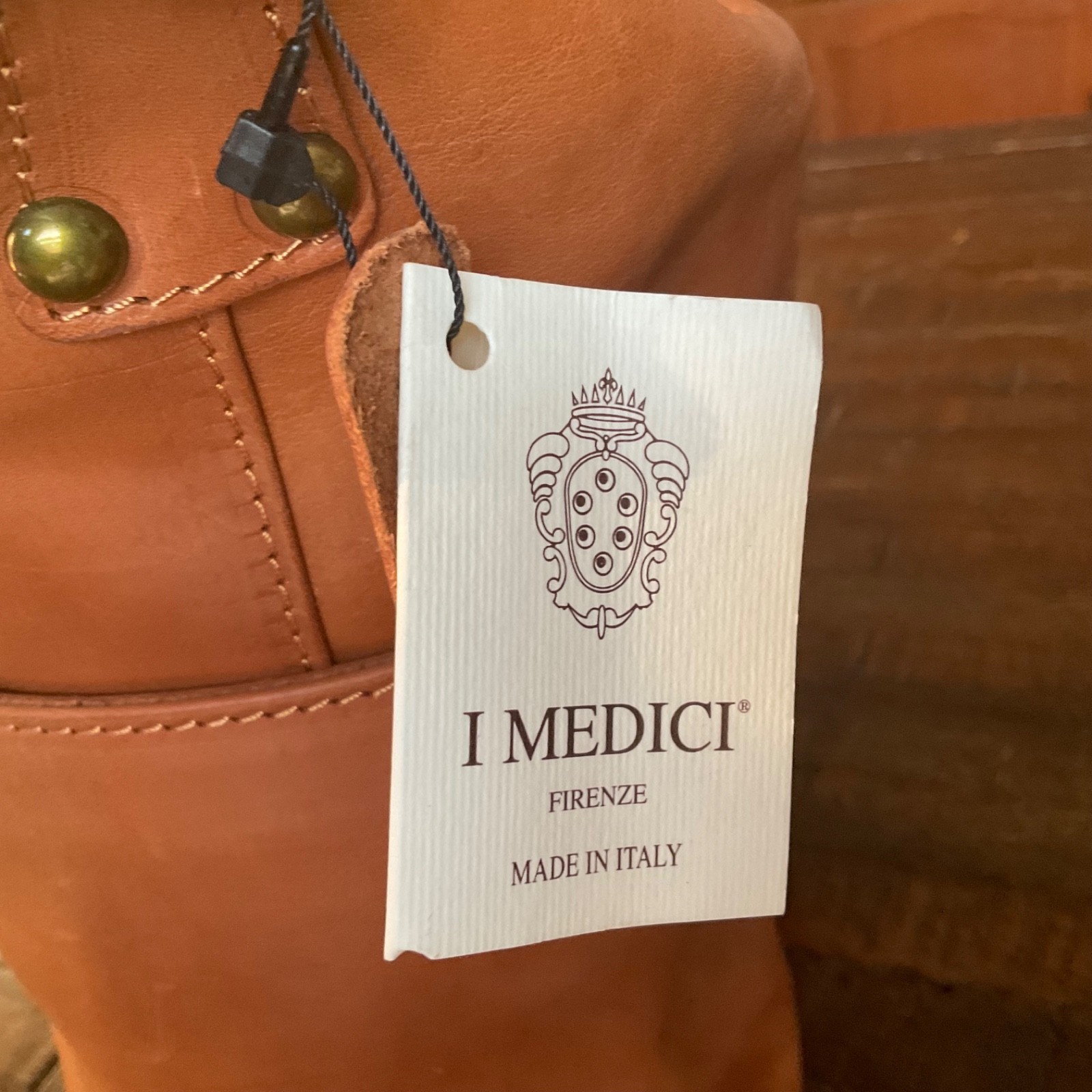 Medici Leather Shoulder Saddle Bag Made In Italy