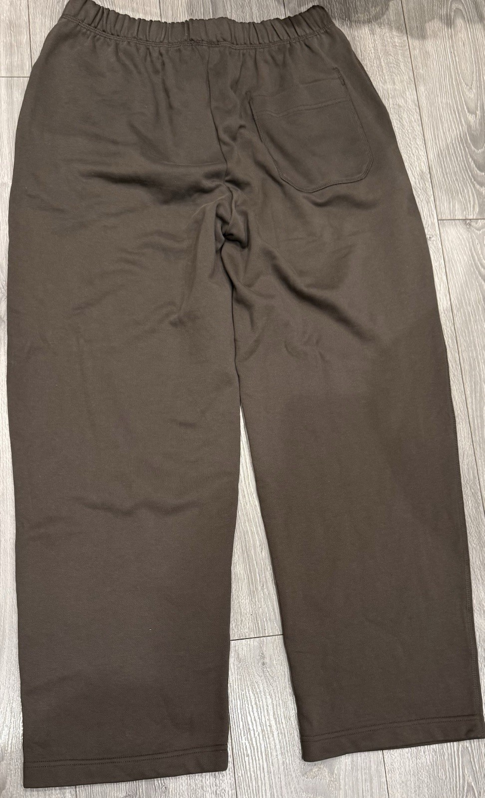 Arket Men’s French Terry Sweatpants Brown Size L BNNT Drawstring Waist Pockets