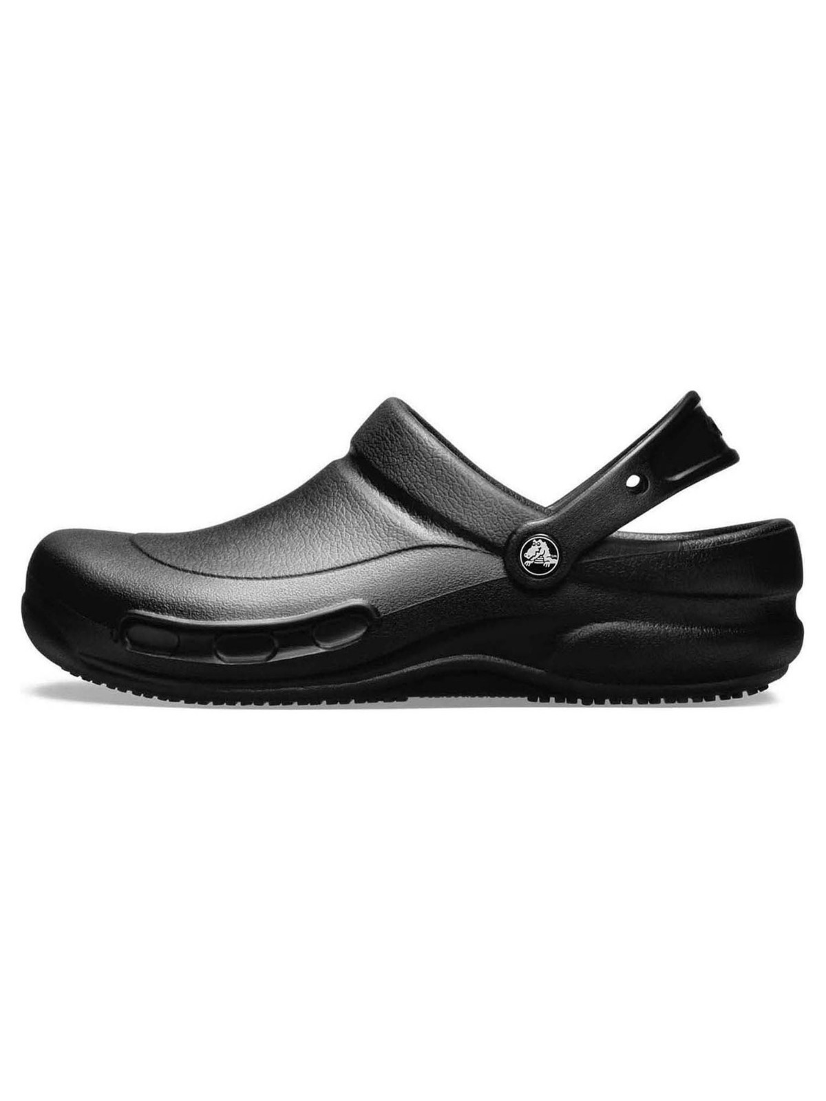 HOT Crocs at Work Unisex Bistro Slip Resistant Clog Black and Navy , All Size