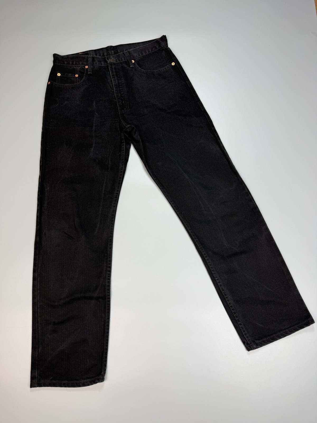 Levi’s 615 90’s/2000 black orange Rare Vintage Faded Jeans Streetwear Y2K Style