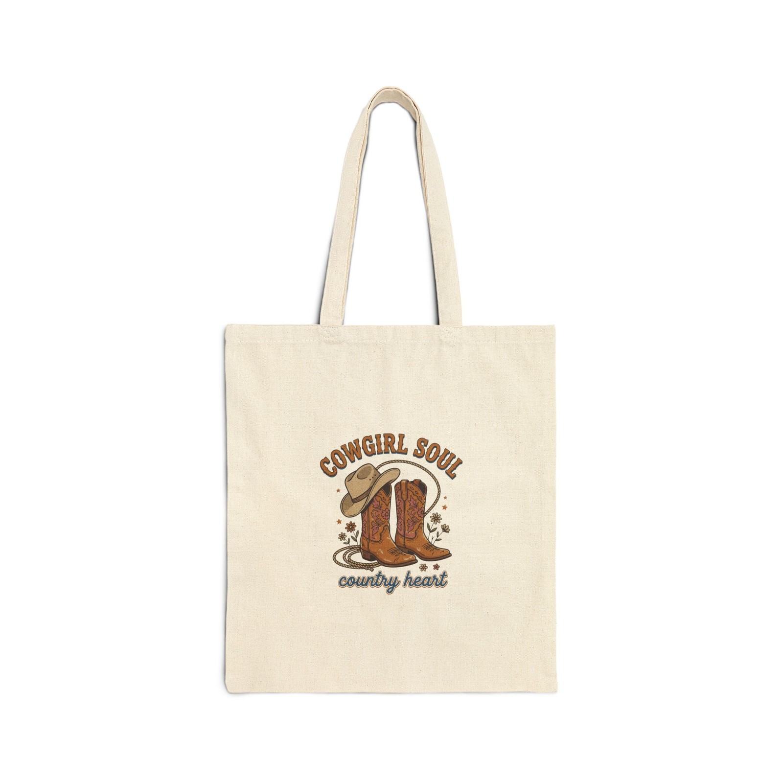 Cowgirl Soul Tote | western ranch rustic prairie canvas