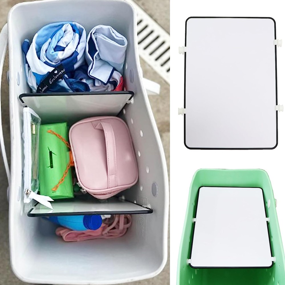 Bogg Bag Divider Tray Plastic Beach Bag Organizer For Bogg Bags