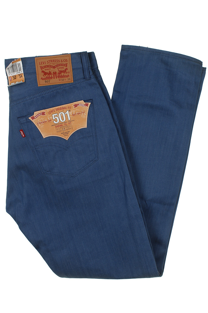 Levi’s Men’s 501 Original Shrink Fit to Button Fly Denim Jeans