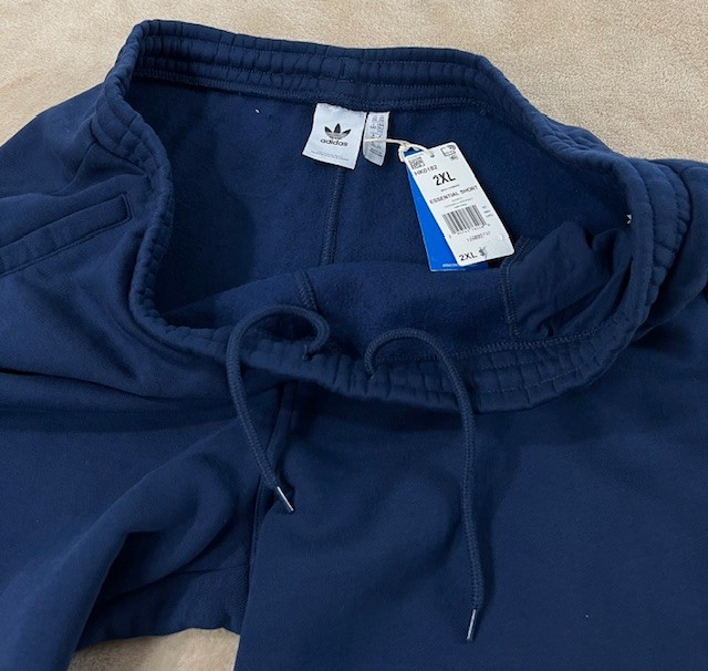 Adidas Men short size 2XL blue Essentials Training-NEW