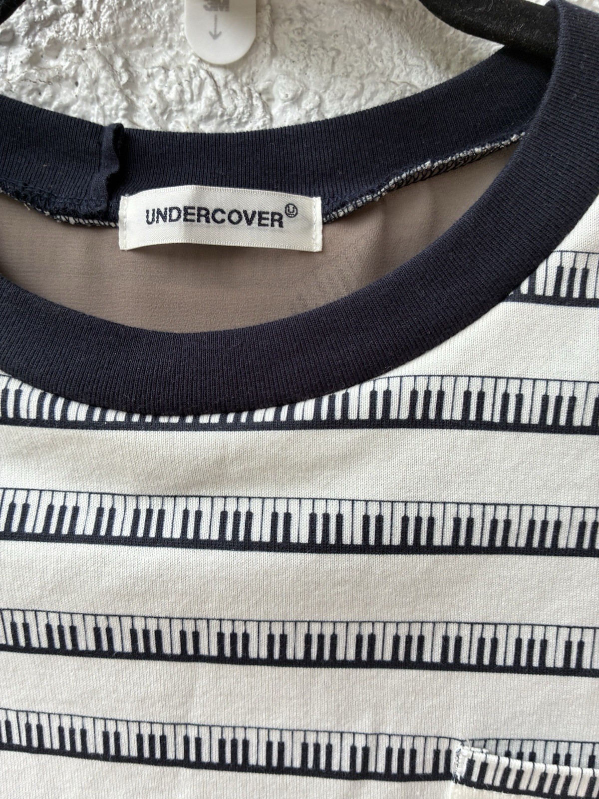 S/s24 Undercover striped layered shirt Sz 2