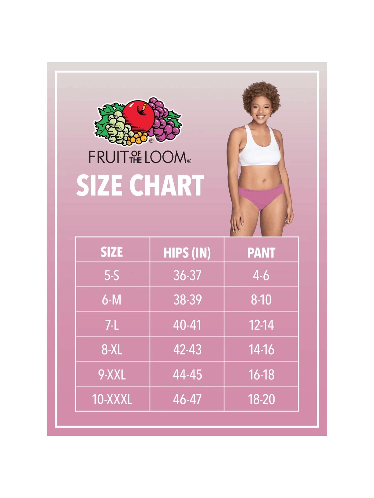 Fruit of the Loom Women’s Beyondsoft Bikini Underwear Multi-Pack Size 5,7,8