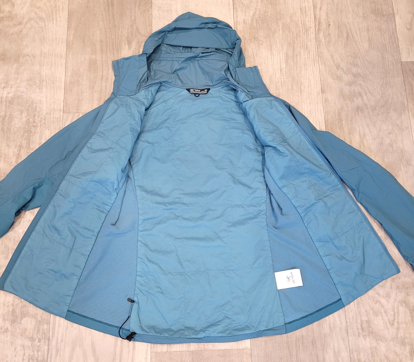 Arc’teryx Atom SL Hoody Jacket Womens S Blue Lightweight Outdoor Hiking Gorpcore