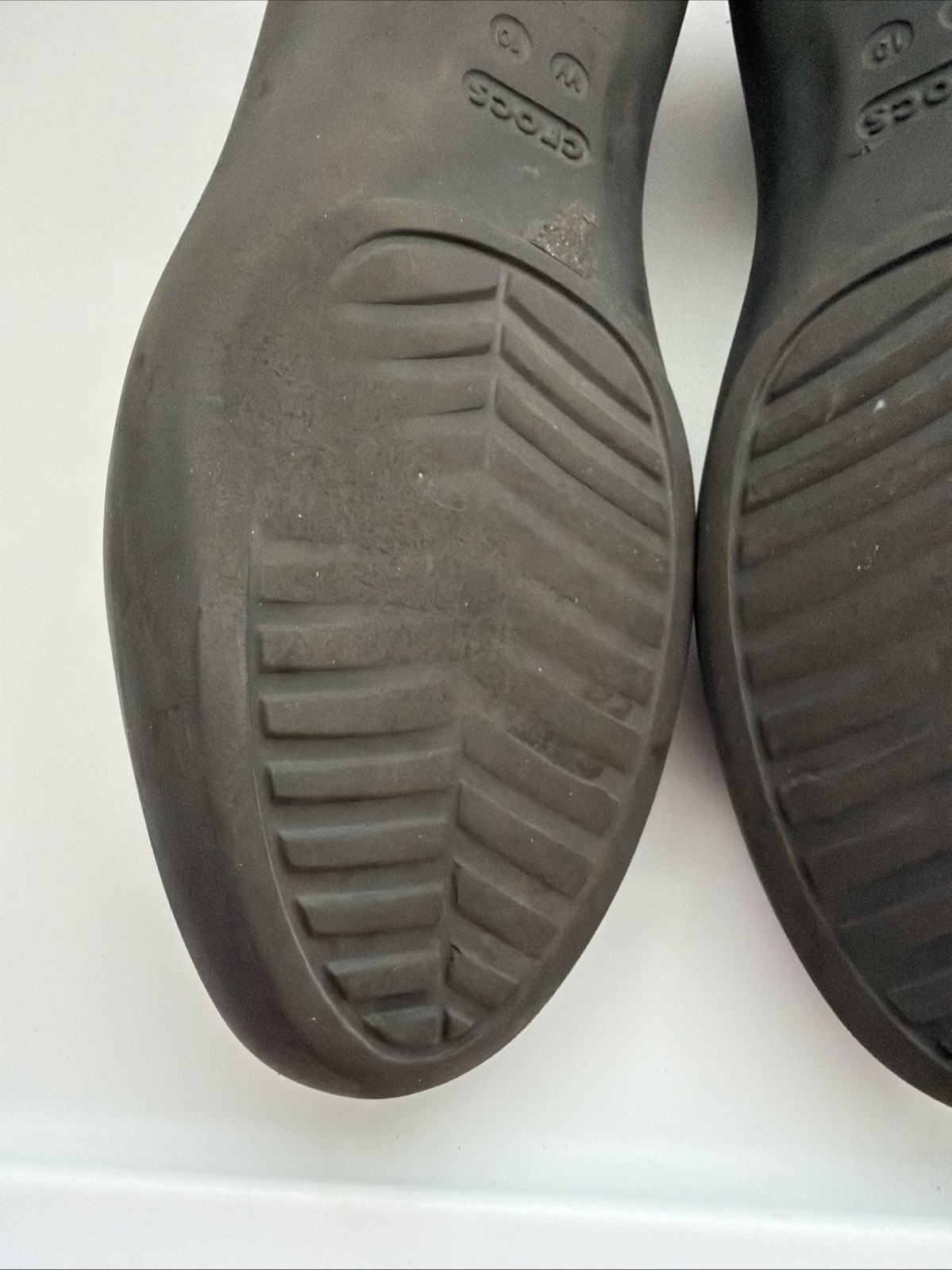 Crocs Kadee Ballet Flats Slip On Black Shoes Women Size 10
