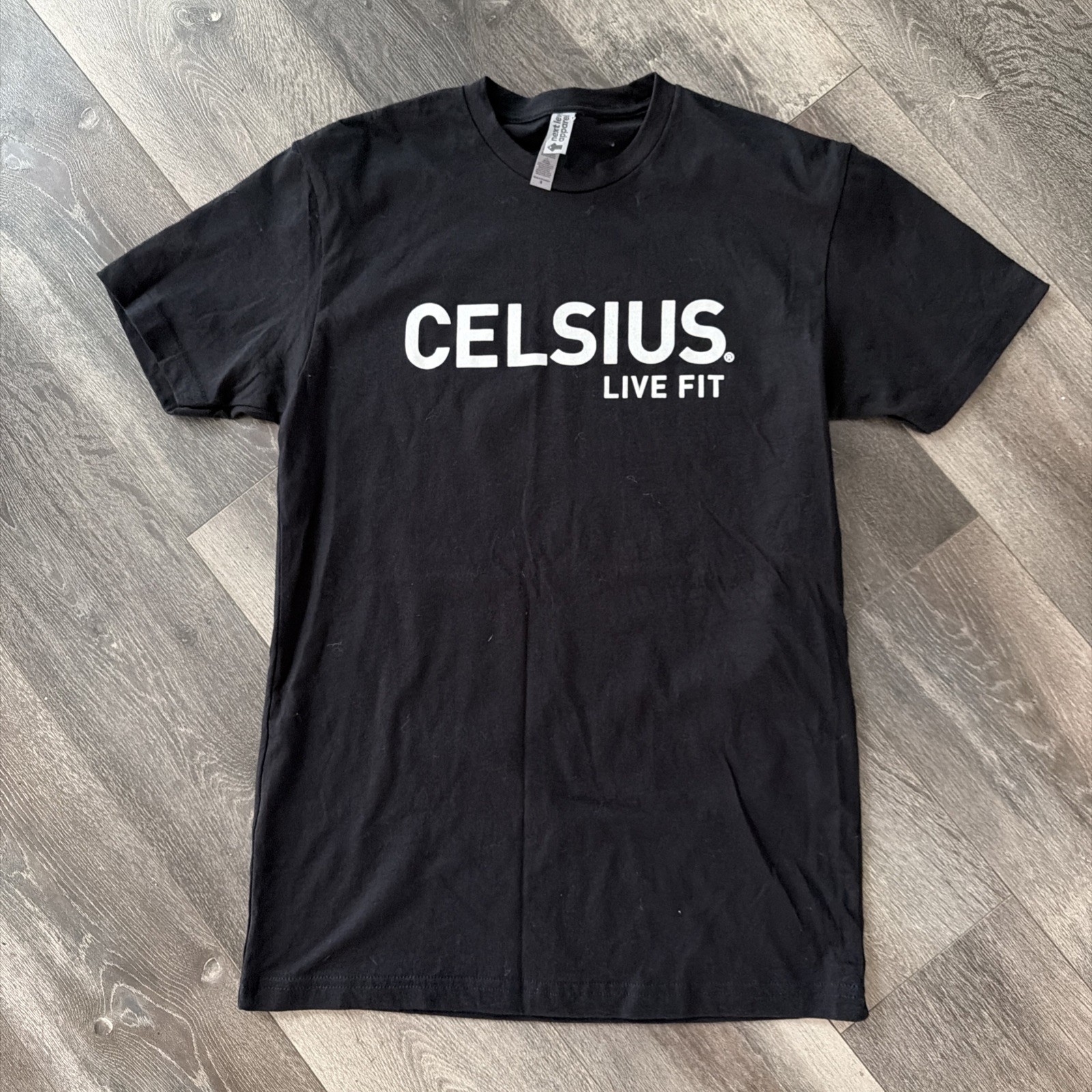 Celsius Energy Drink Live Fit Tee Shirt – Next Level Apparel – Mens size S