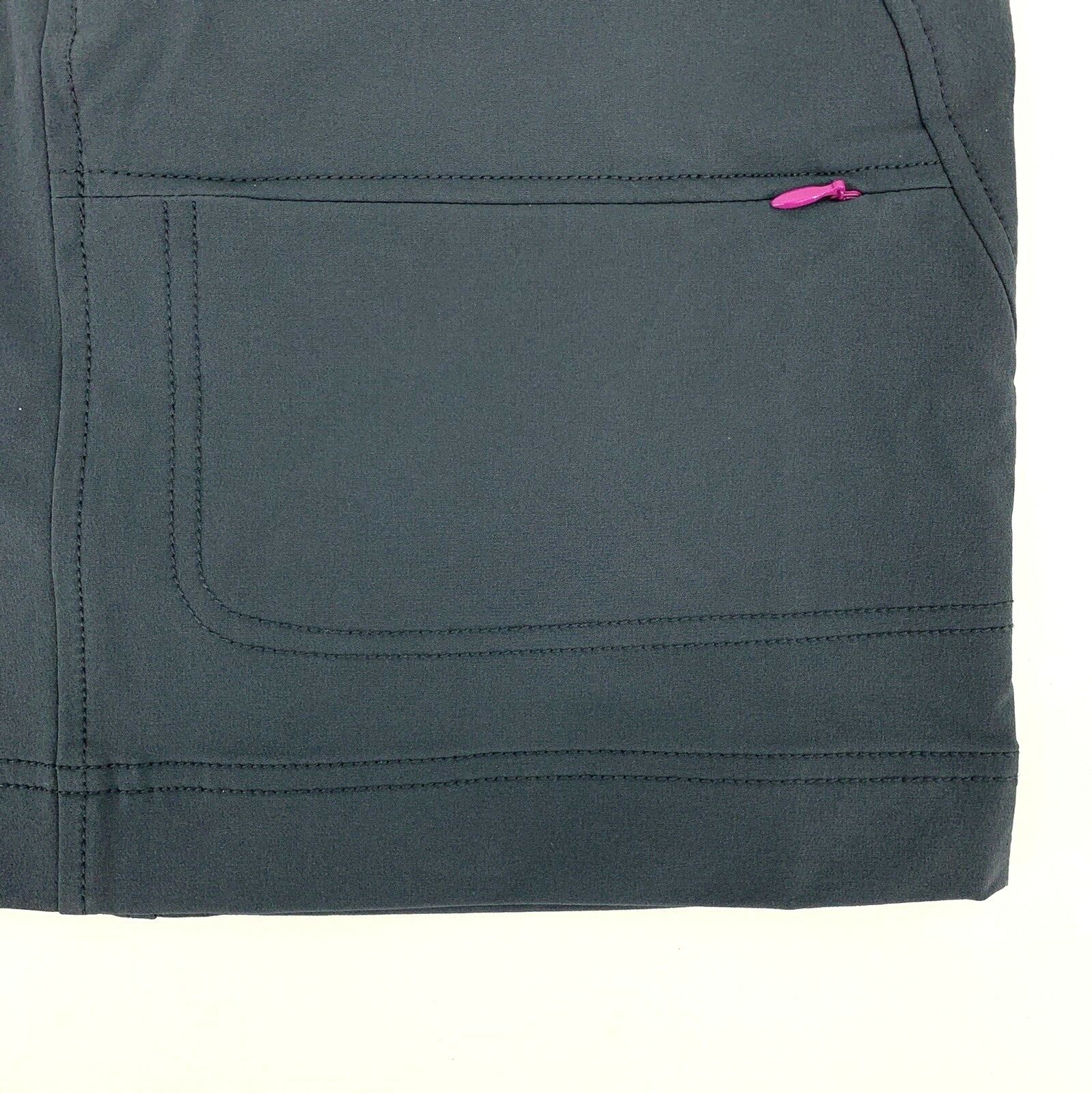 Title Nine Skirt Size 2 Gray Zip Pocket Hiking Golf Active Walking