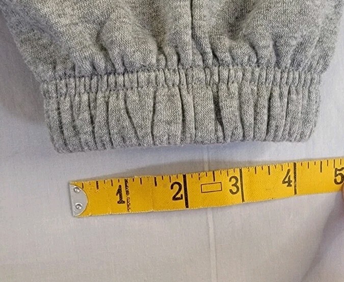 Peanuts Est 1950 Grey Sports Patches Sweatpants Sz XXS 00 Womens Snoopy Charlie