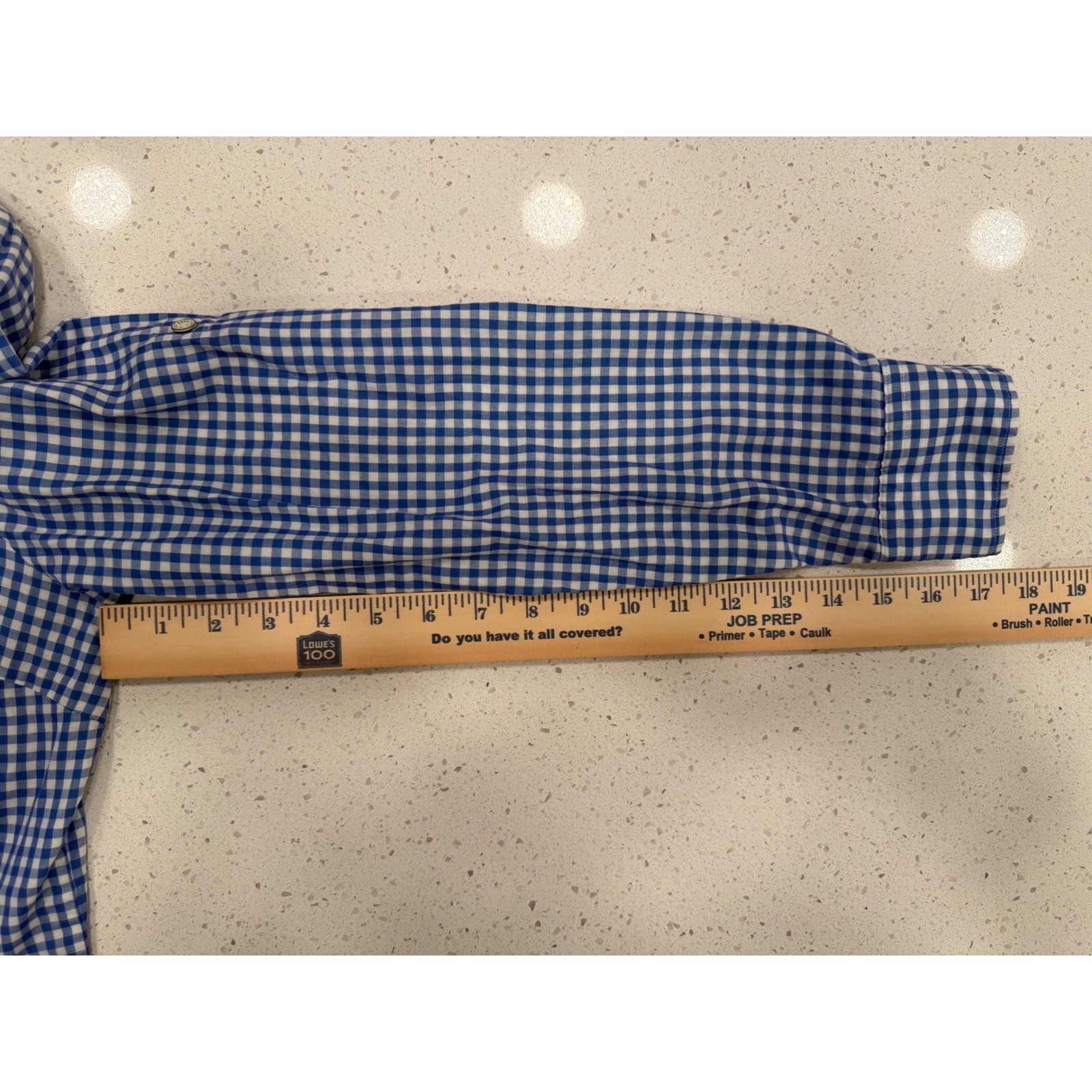Brooks Brothers Button Down Shirt Womens 8 Blue Excellent Gingham Classic Preppy