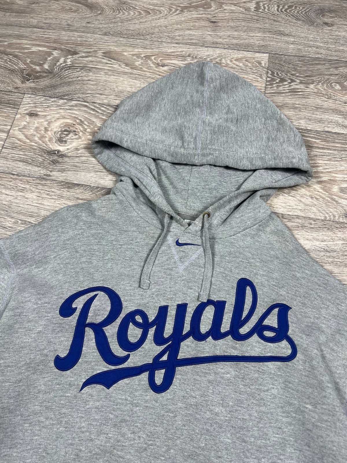 Vintage Team MLB Royals Nike center logo Hoodie Size Large