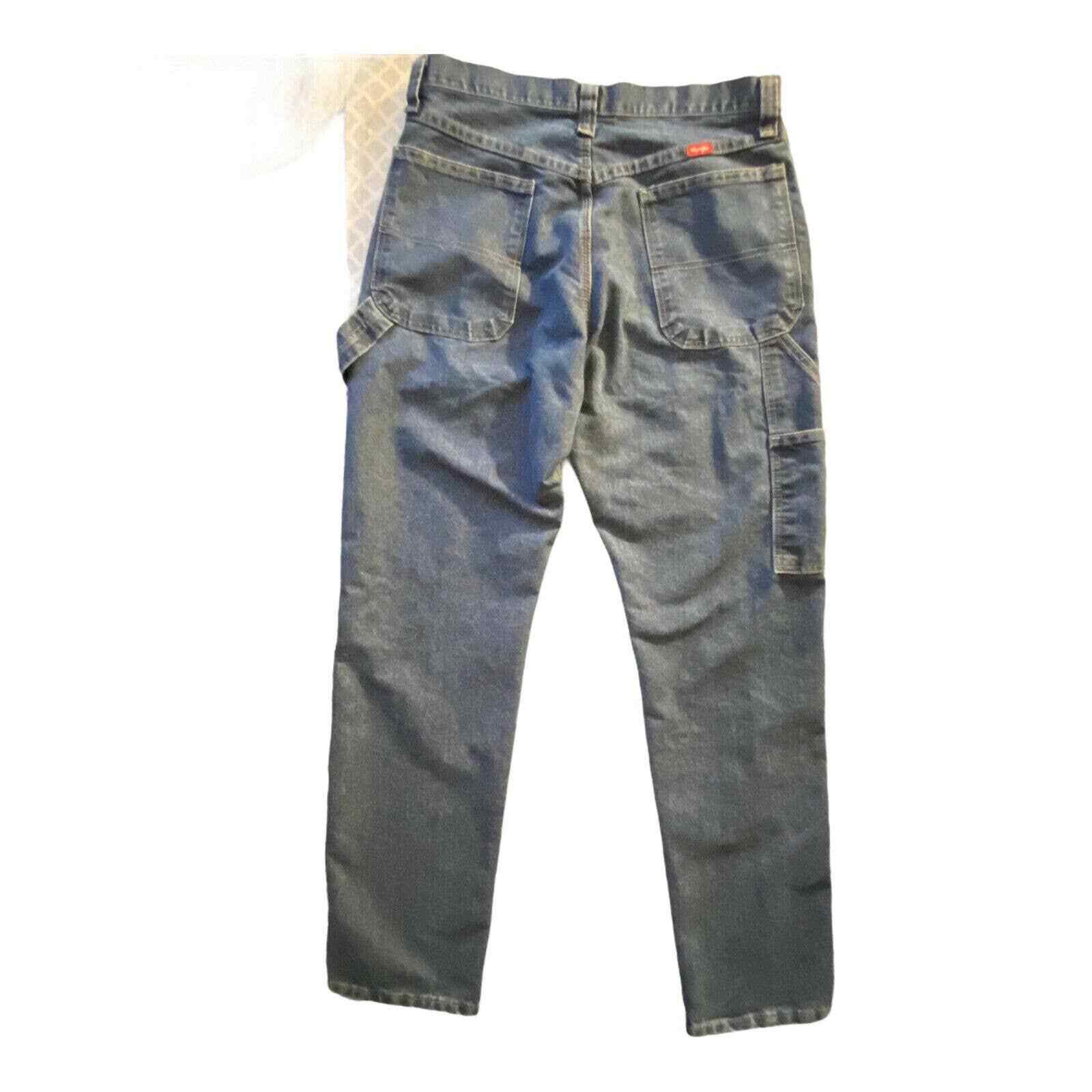 Wrangler Riggs Jeans Size 32×34 Workwear Men’s Five Pockets Comfort Denim Work