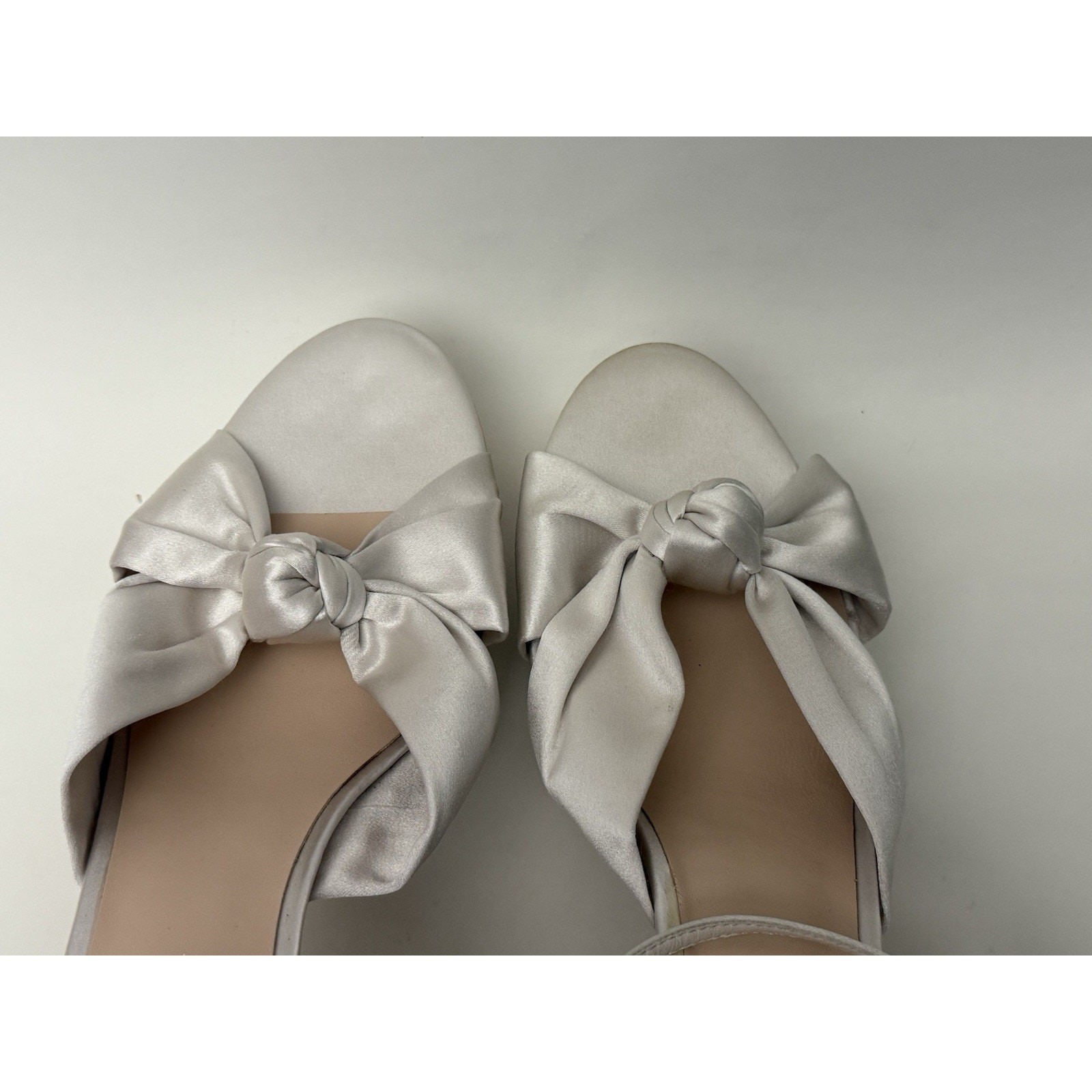 Loeffler Randall Roz 120MM Knot Platform Sandals Satin Eu 42 us 12 $425