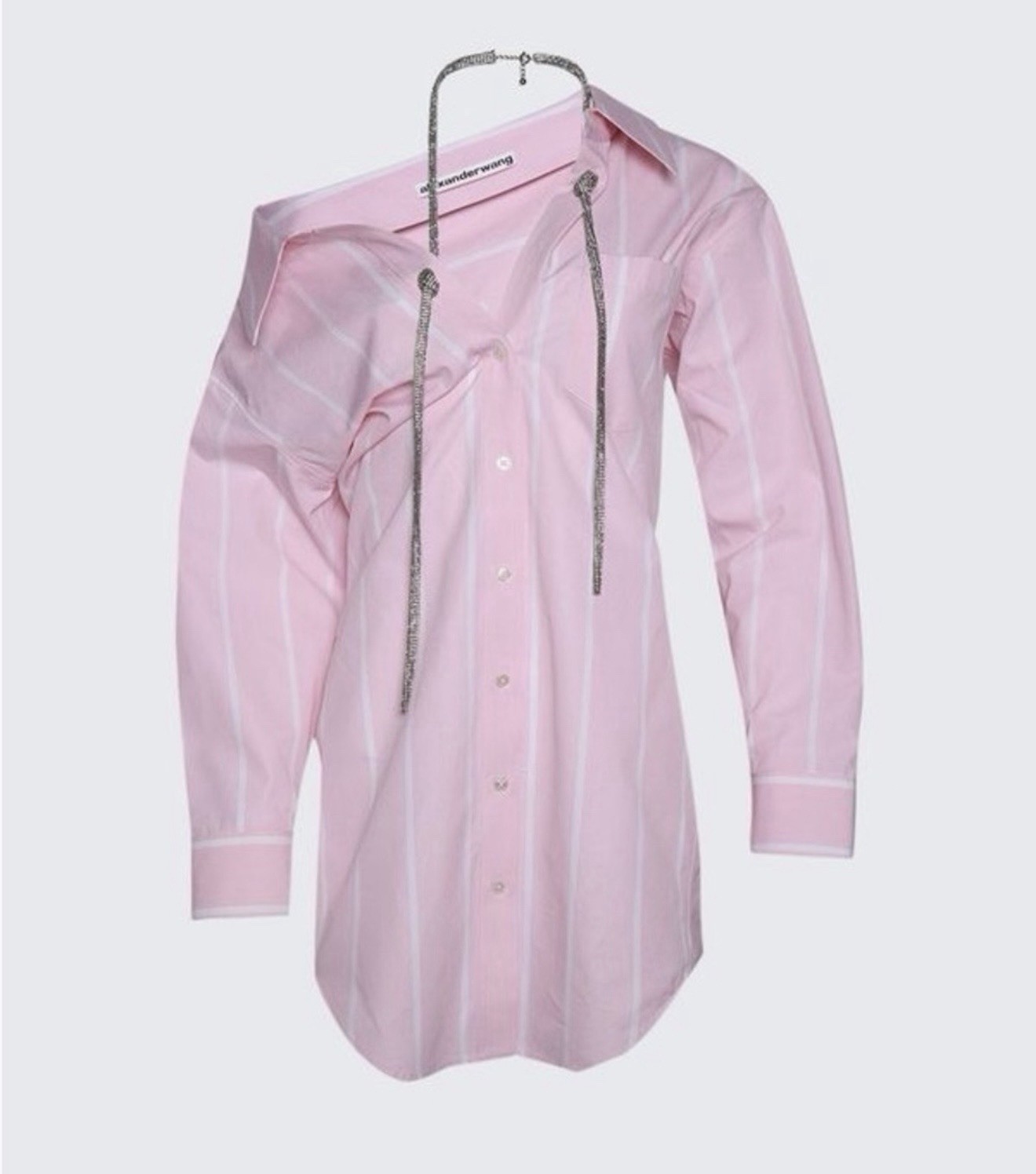 Alexander Wang Pink Striped Mini Dress