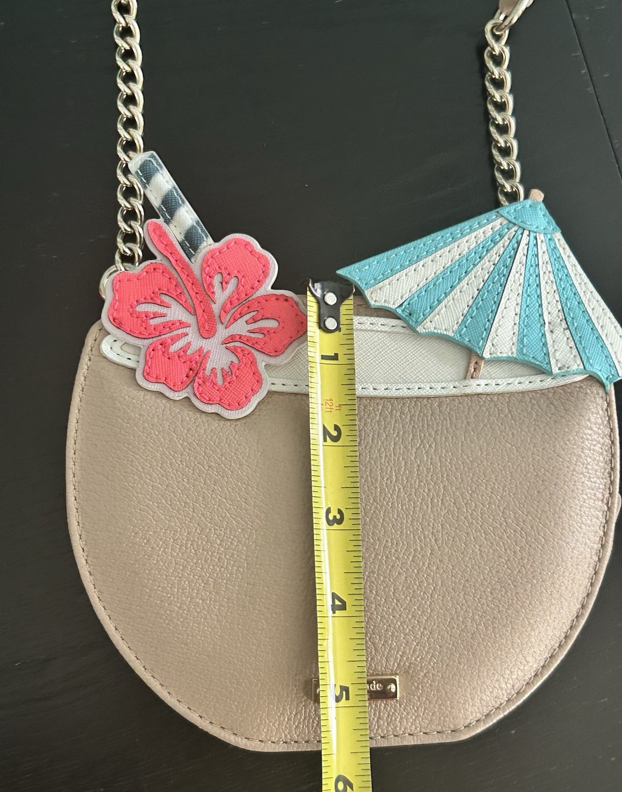 HTF Kate Spade New York Breath Of Fresh Air Coconut Drink Crossbody Bag RARE