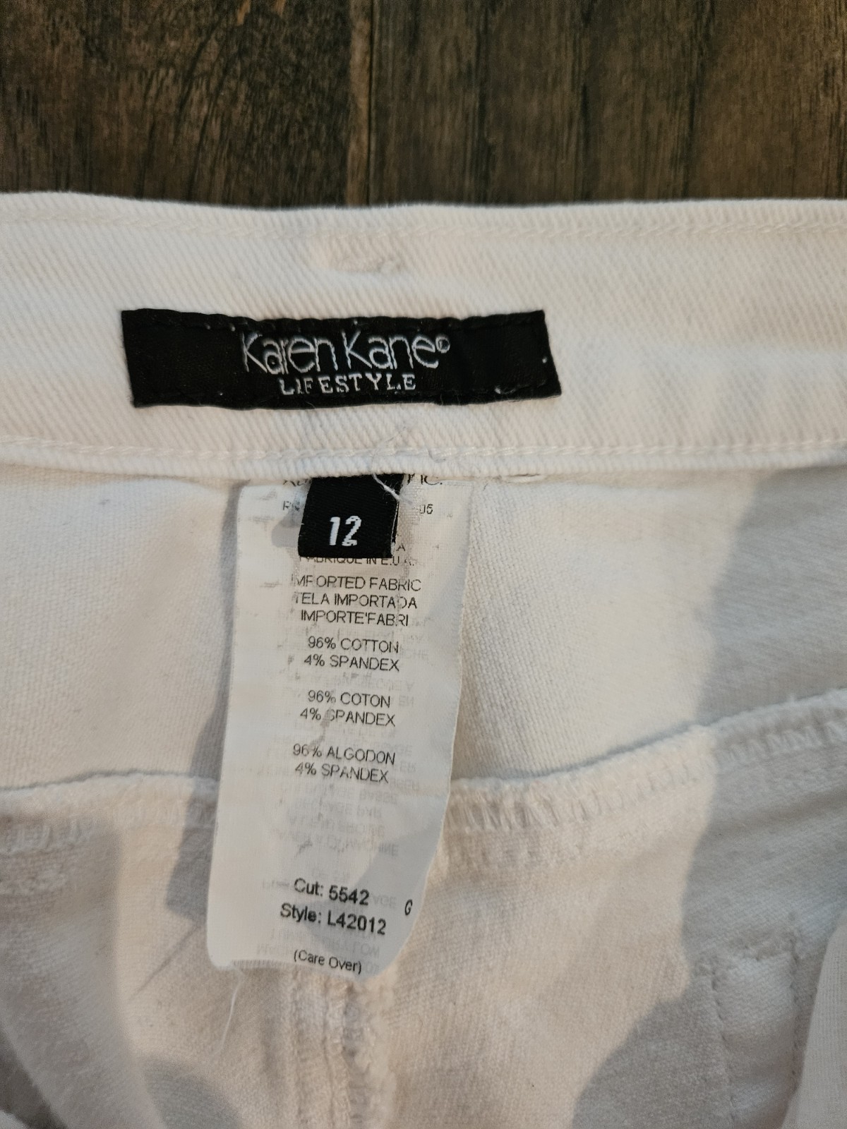 White Karen Kane Jeans Size 12