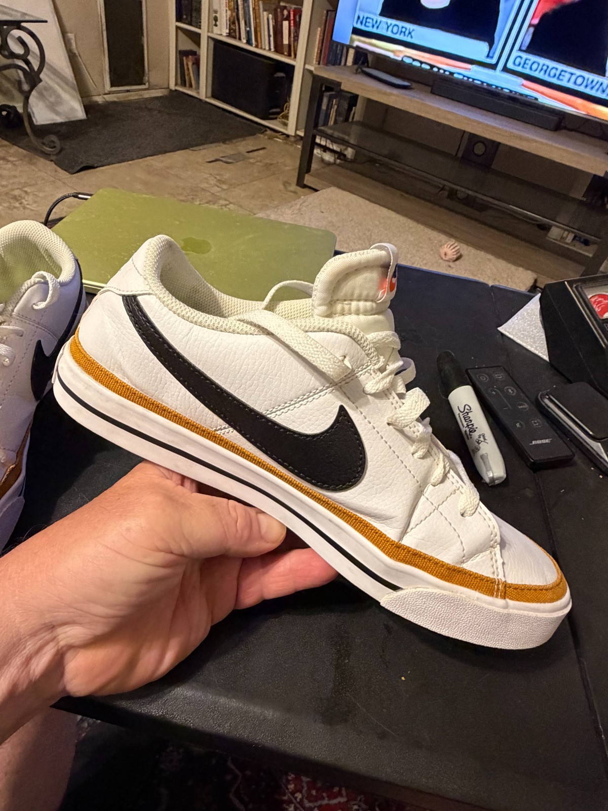 Nike Court Legacy Next Nature White Desert Ochre DH3161-100 Women’s Size 10.5