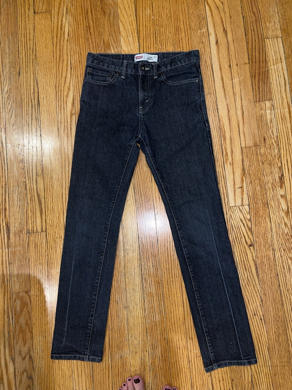 Levi’s 510 Skinny Jeans Men’s 29×29 Dark Wash Stretch Denim Black