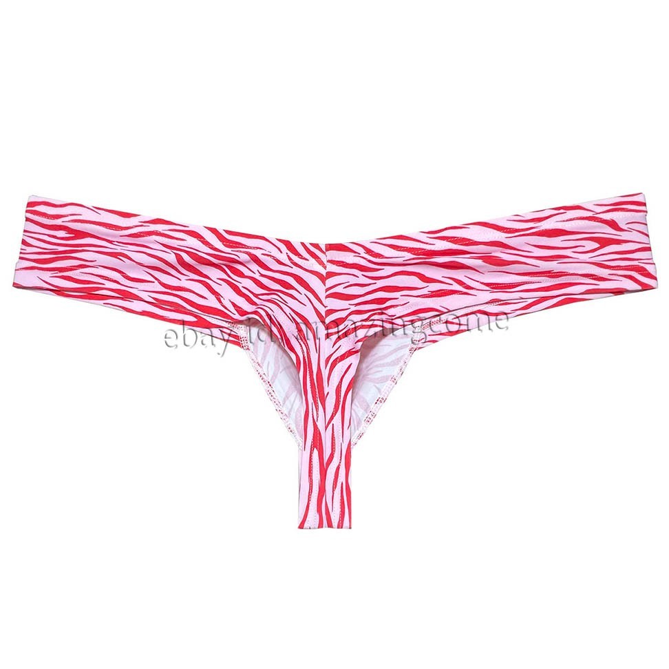 Men’s Printed Ultra Cheeky Brazilian Bikini Underwear Contour Pouch Boxer Briefs