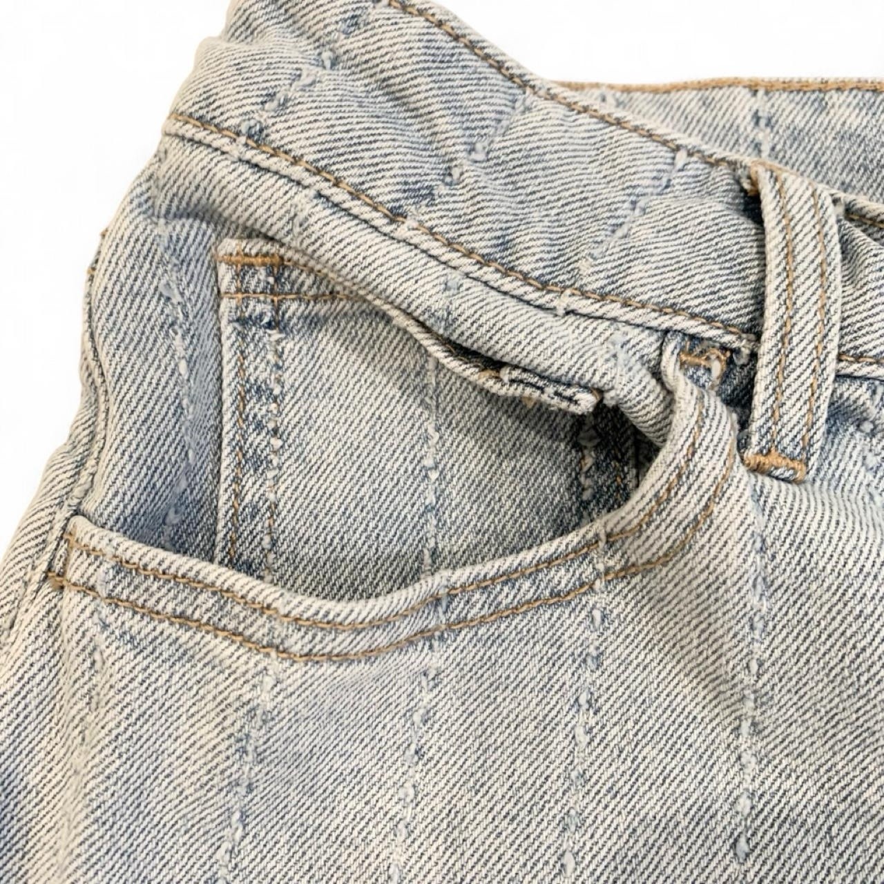 AND NOW THIS Women’s High Rise Light Wash Denim Shorts Blue 28 Cotton 5-Pocket