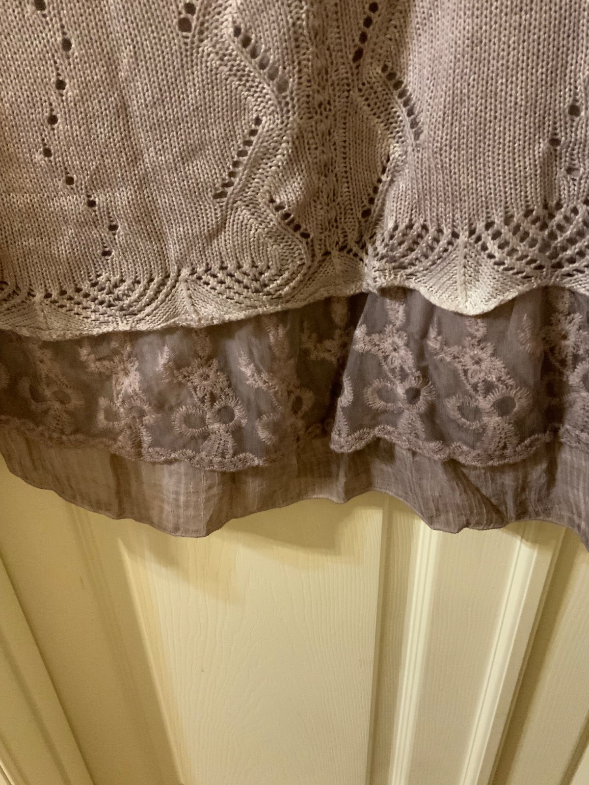 simply couture pink 3X lace sweater