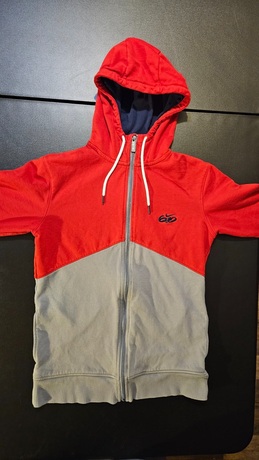 Nike 6.0 Logo Full Zip Hoodie Sweatshirt Jacket Mens M Skateboarding Y2K