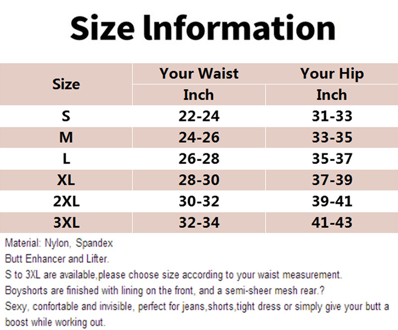 FAJA BOOTY BRA INVISIBLE LIFT BUTT LIFTER SHAPER PANTIES TUMMY CONTROL BOYSHORTS