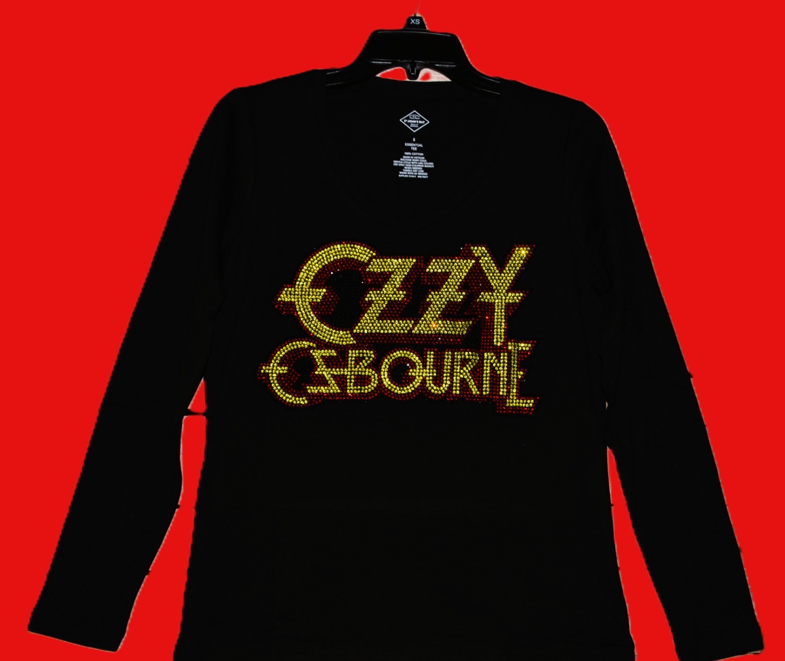 Ozzy Osbourne rhinestone bling shirt or tank XS S M L XL XXL 1X 2X 3X 4X 5X