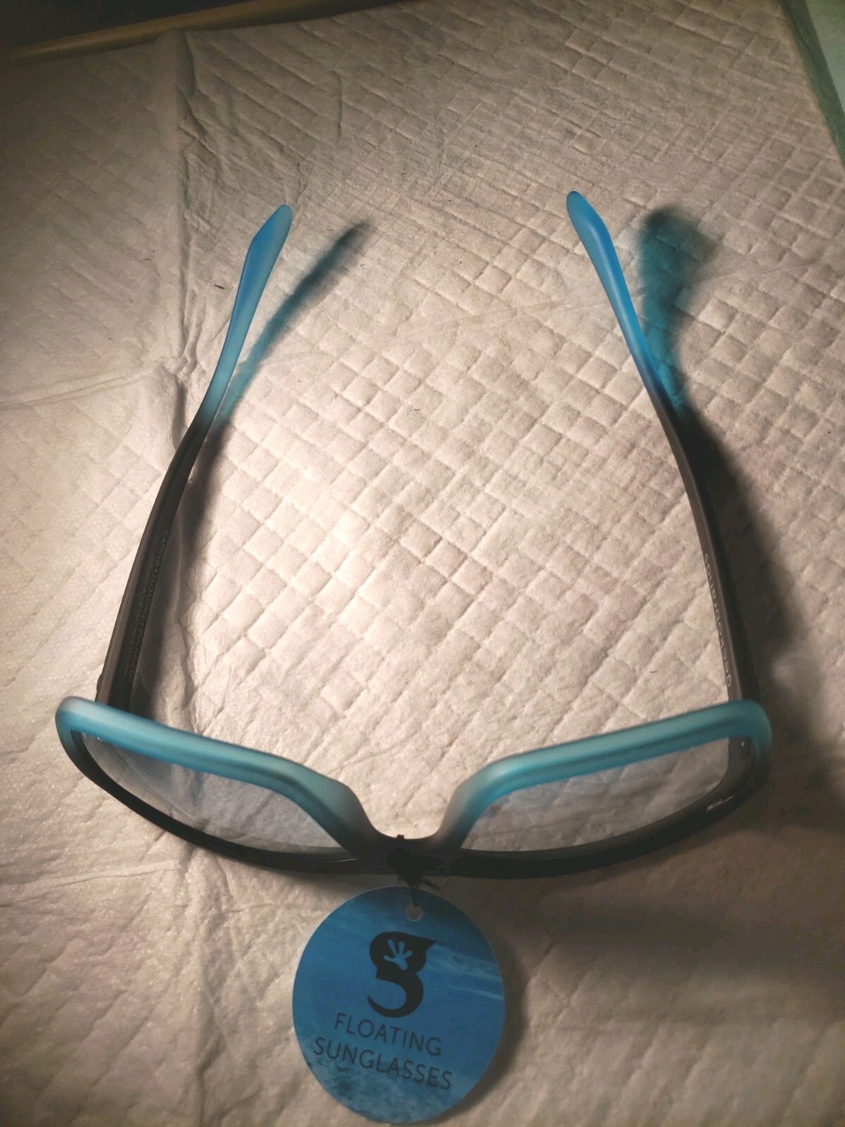Geckobrands Waterproof / Floating Polarized Captiva Sunglasses Black/neon Blue