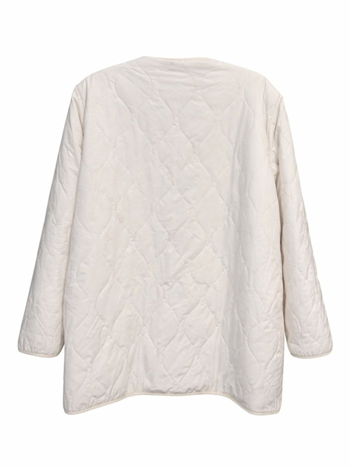 New Koolaburra by UGG Ivory Reversible Quilted Snap Jacket Women Size 18