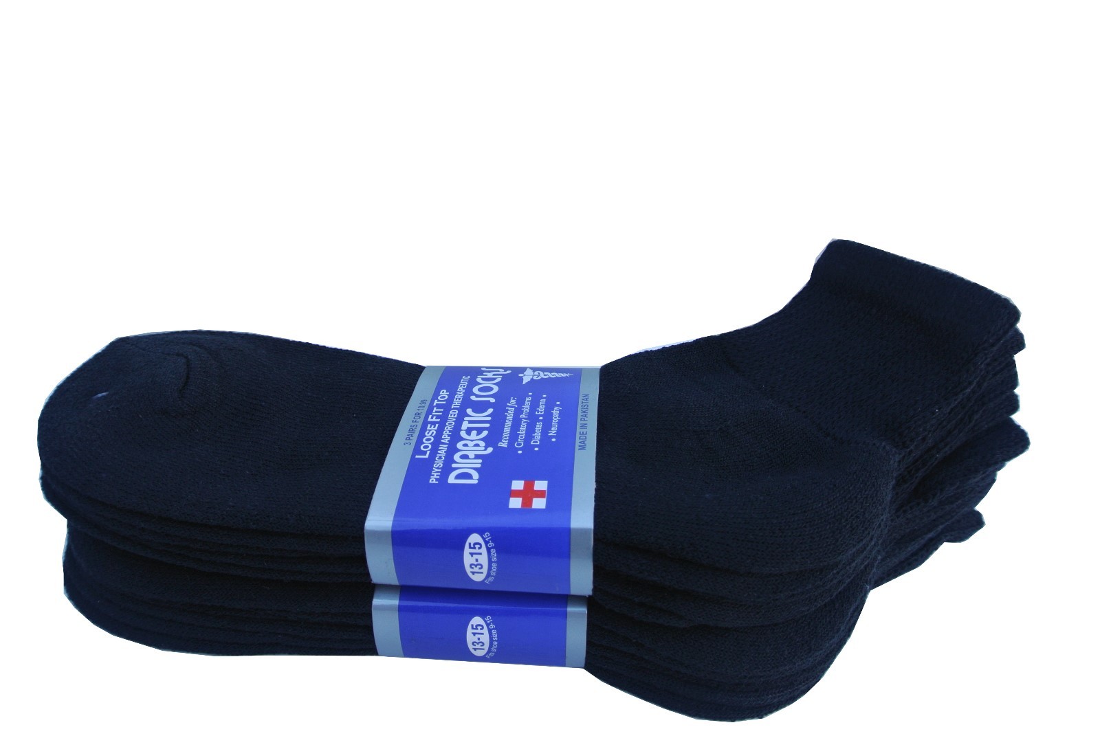 Diabetic ANKLE Socks Health Men’s & Women’s Cotton ALL SIZE Up to 13-15