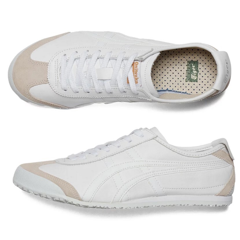 Authentic Onitsuka Tiger MEXICO 66 1183C102 104 WHITE WHITE