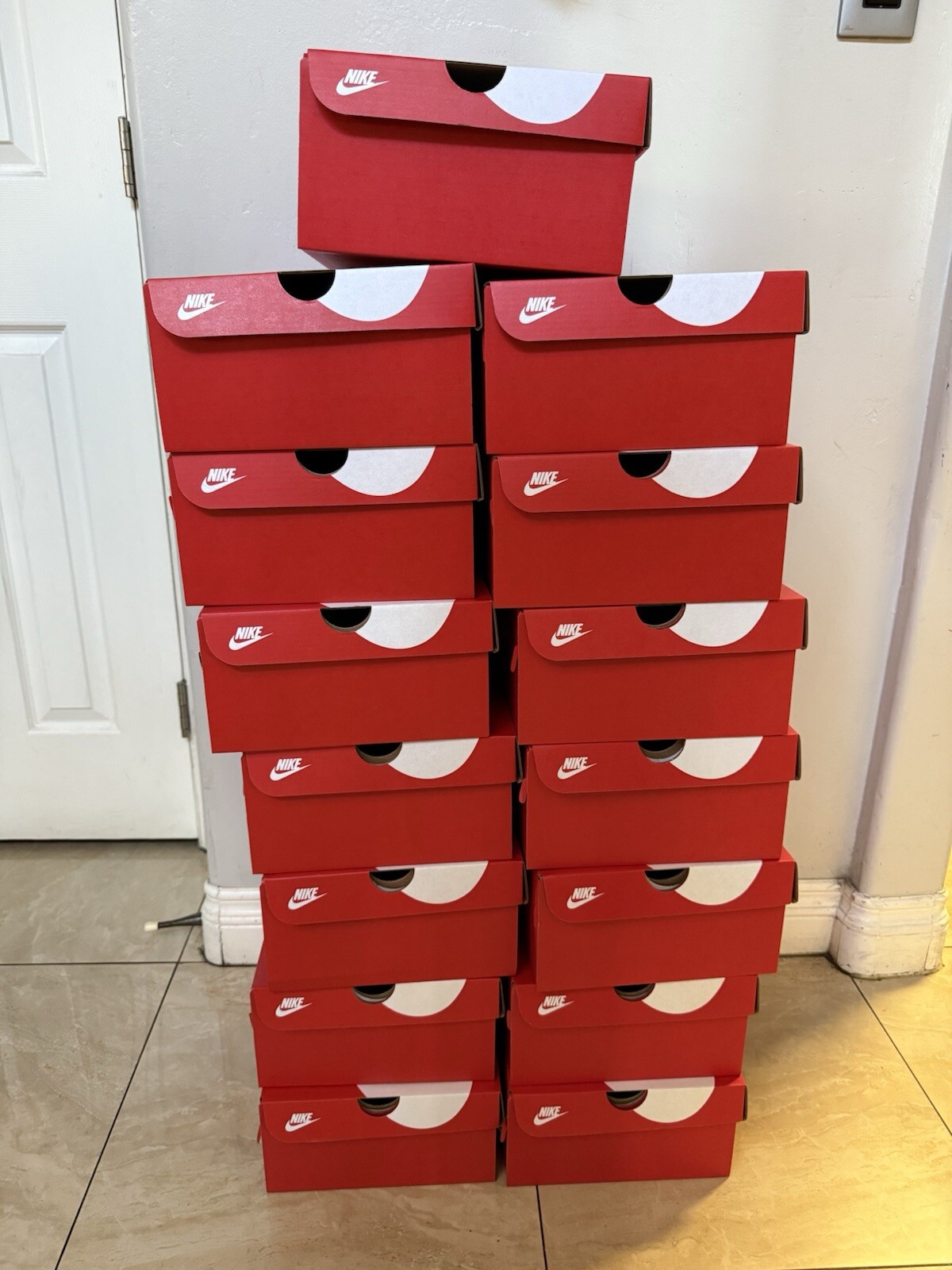 Empty Nike Shoe Boxes lot (Size 8-12) – 15 Boxes Per Order 13x9x5 (inches)