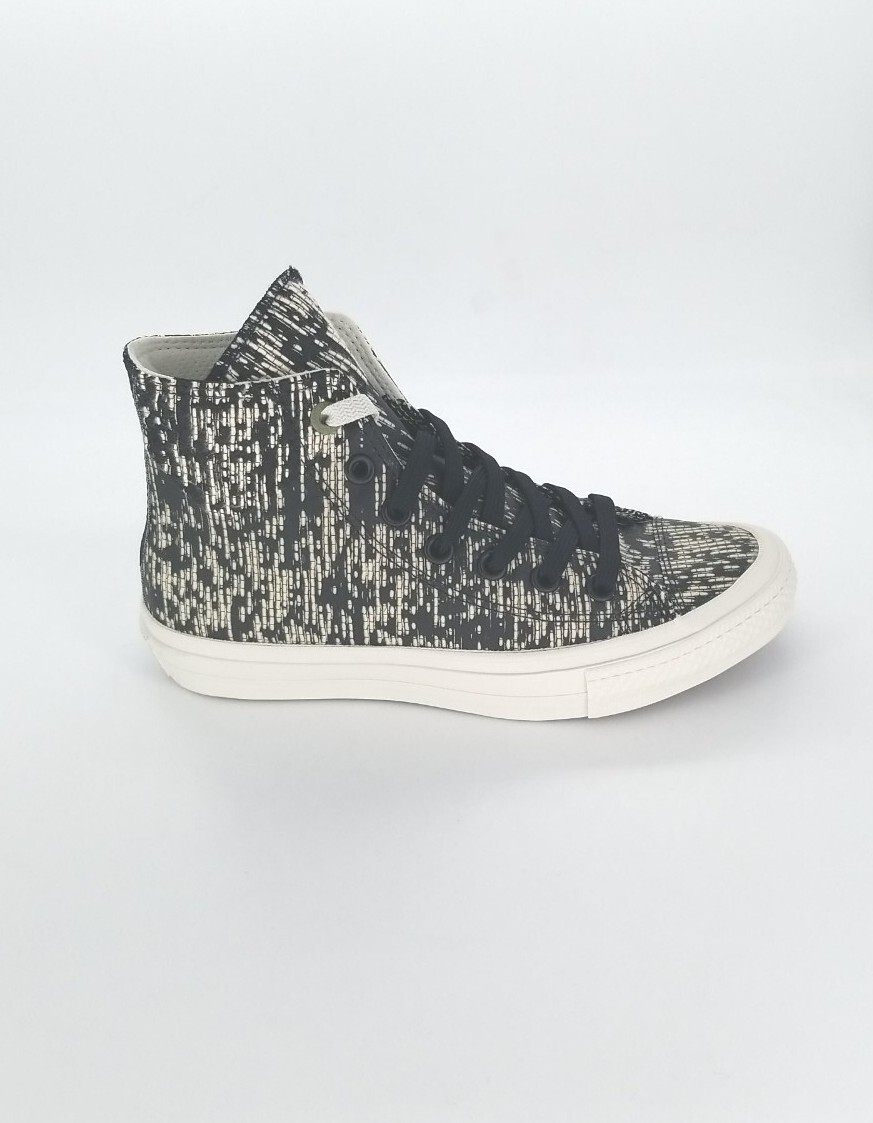 4943 Converse Unisex CTAS II Hi Top Sneakers Bk/Buff/Green Size 5 Men’s 7 Womens