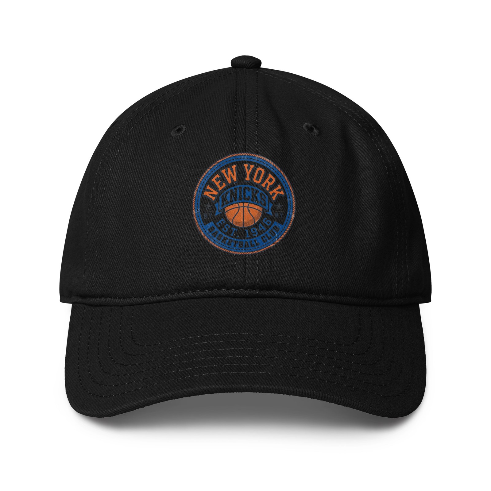 New York Knicks Orange and Blue NYK Inspired Low-profile baseball cap