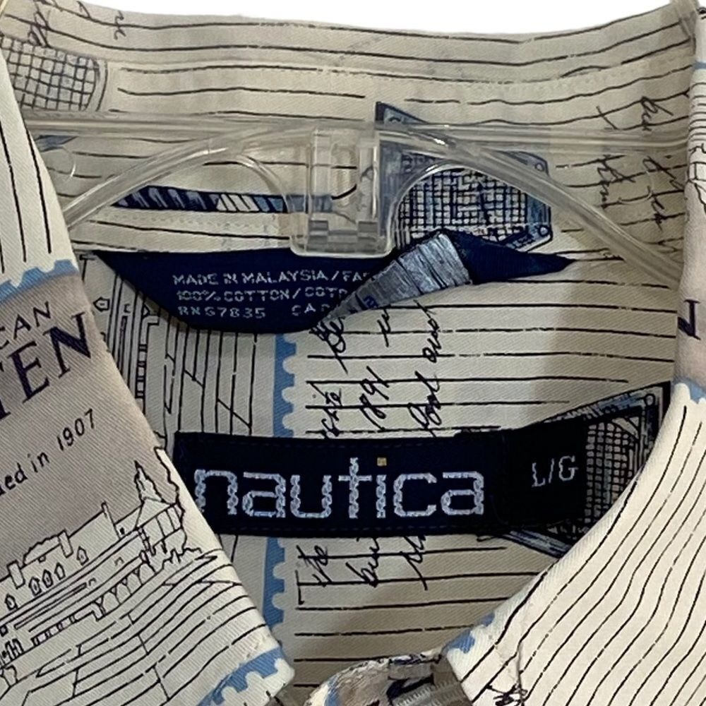 NAUTICA – SZ. LARGE – VINTAGE 90’s -AMERICAN LAWN TENNIS – EXCELLENT CONDITION