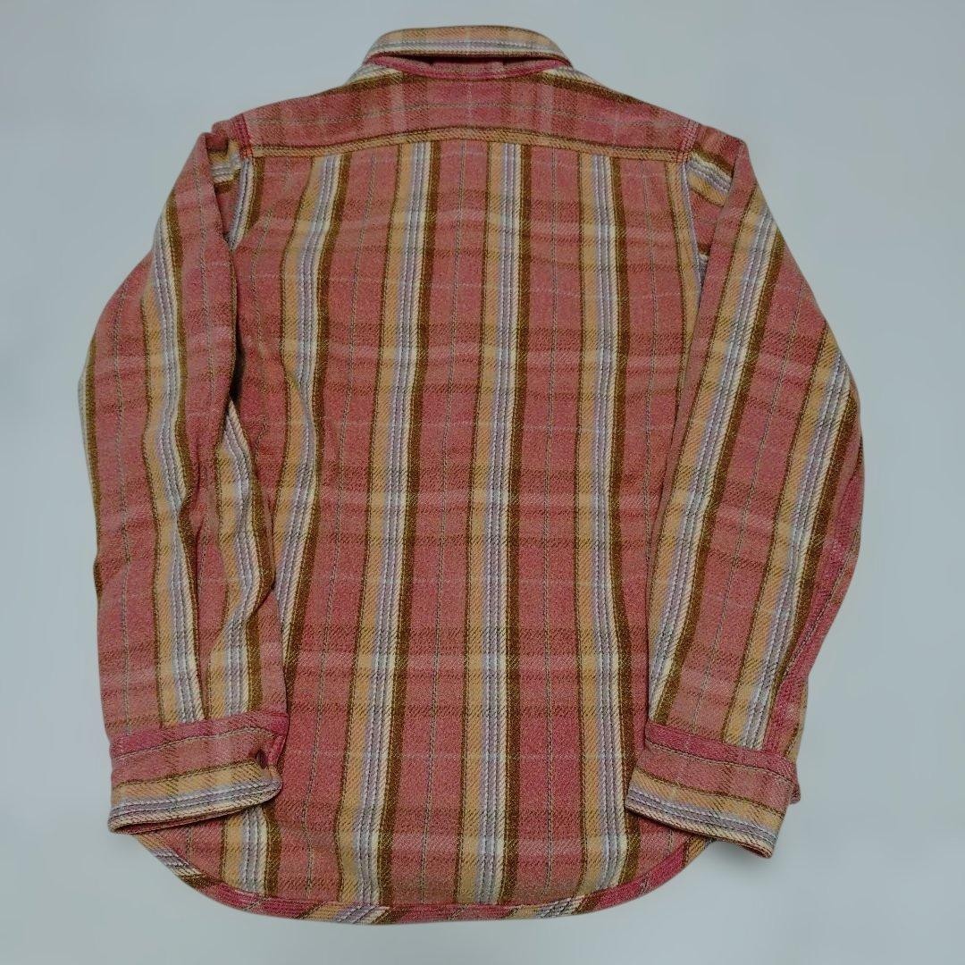 Nigel Kevon, 46 Made in Japan Flannel Shirt Pink Reversible Vintage